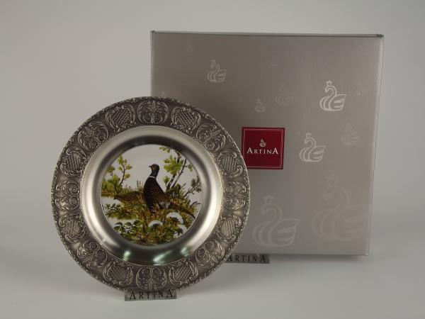 Тарелка настенная "Фазан" D23 см