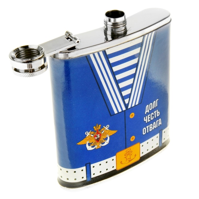 Фляжка "Морской Флот" 210мл